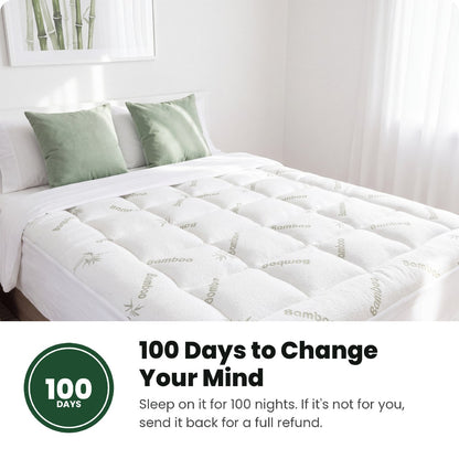 TrueSleep Bamboo Mattress Topper